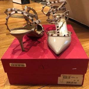 Valentino Garavani Rockstud Patent Leather Pump